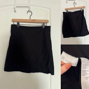 Rafaella Elegant Black A-Line Skirt